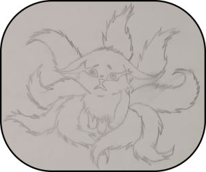 Dessin de kyubi